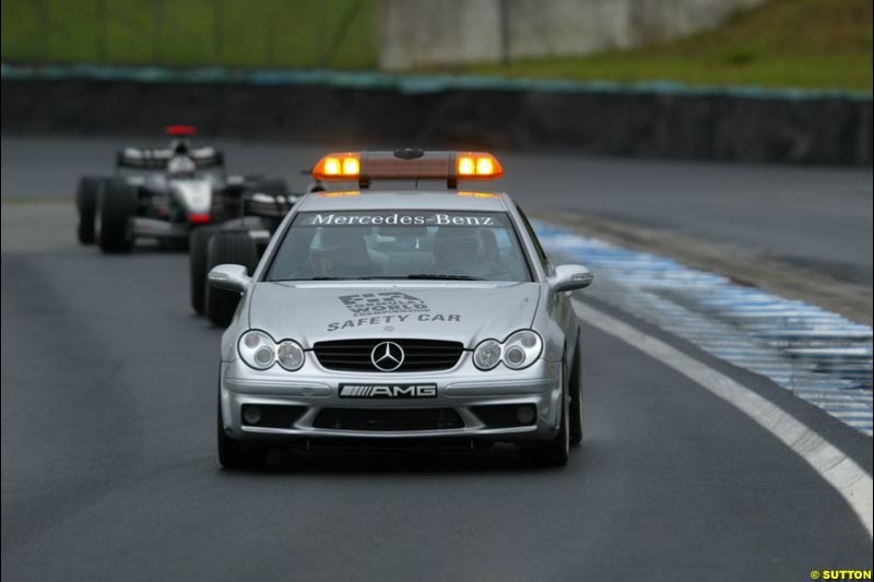 The Safety Car during the Brazilian Grand Prix. Interlagos, Sao Paulo, April 6th 2003.