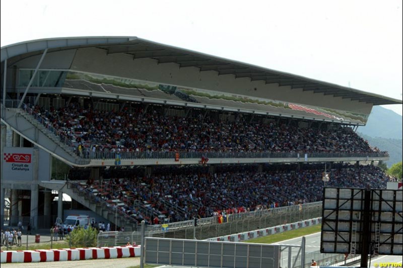 Friday, Spanish Grand Prix at the Circuit de Catalunya. Barcelona, Spain. May 2nd 2003.