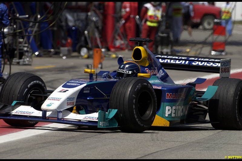 Sauber. Spanish Grand Prix. Circuit de Catalunya, Barcelona, Spain. May 4th 2003.
