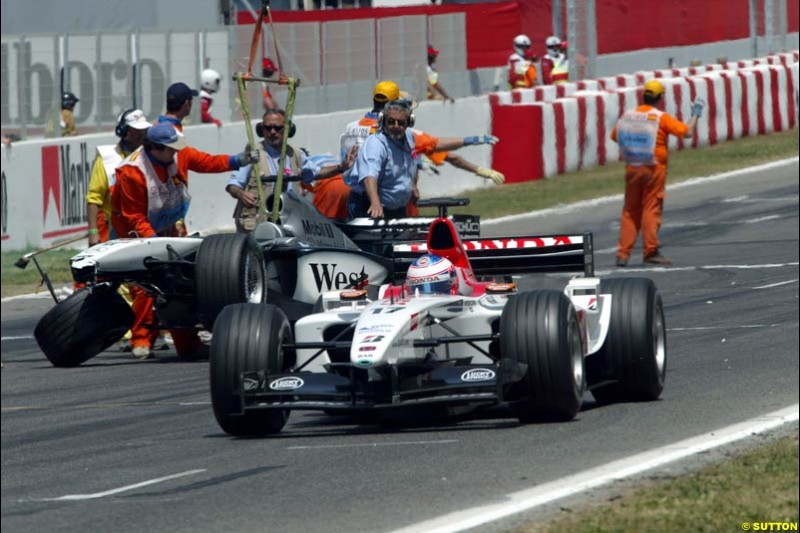 Spanish Grand Prix. Circuit de Catalunya, Barcelona, Spain. May 4th 2003.