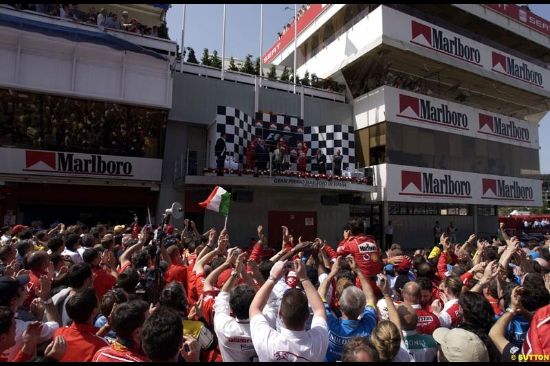 Spanish Grand Prix. Circuit de Catalunya, Barcelona, Spain. May 4th 2003.