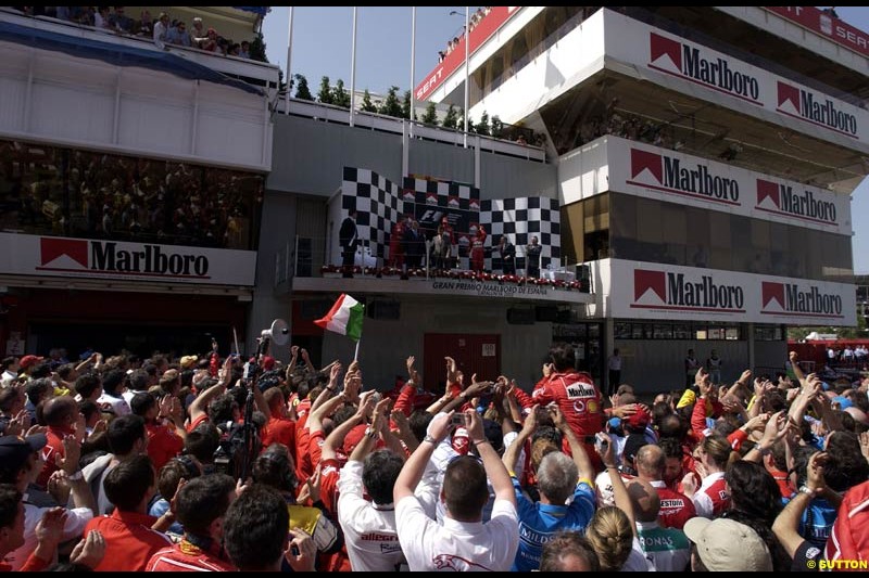 Spanish Grand Prix. Circuit de Catalunya, Barcelona, Spain. May 4th 2003.
