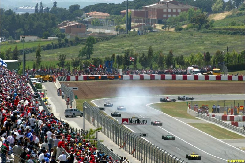 Spanish Grand Prix. Circuit de Catalunya, Barcelona, Spain. May 4th 2003.