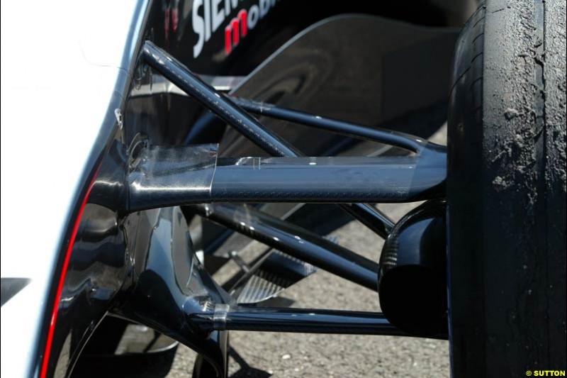 Alex Wurz test the new McLaren MP4-18 at the Paul Ricard circuit in Le Castellet, France. 22nd May, 2003.