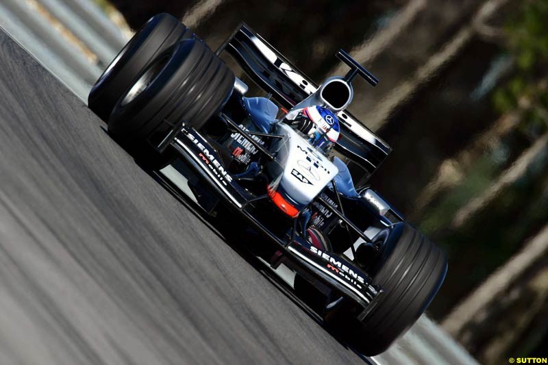 Kimi Raikkonen during testing at the Paul Ricard circuit in Le Castellet, France. 22nd May, 2003.