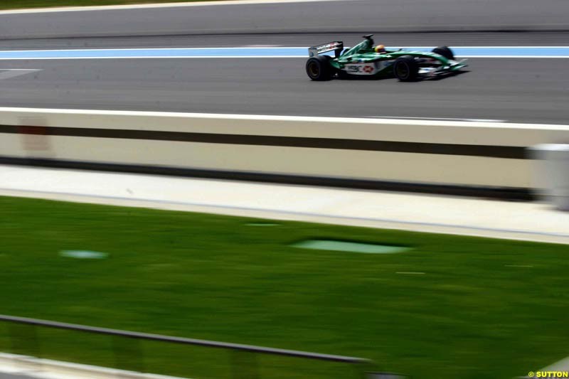 Testing at Paul Ricard, France. May 9th 2003.