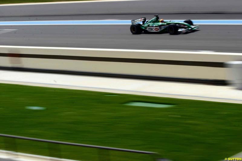 Testing at Paul Ricard, France. May 9th 2003. 