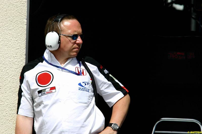 Testing at Paul Ricard, France. May 9th 2003.