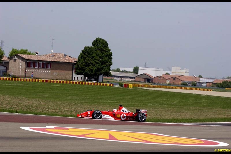 Ferrari's testing at Fiorano, Italy. May 8th 2003.