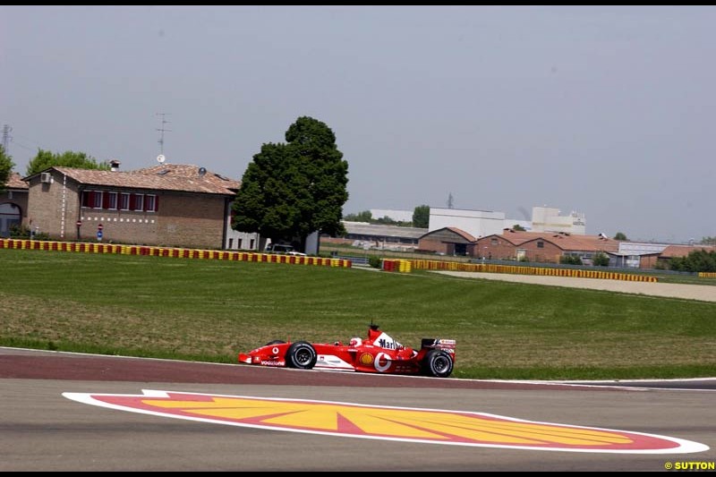 Ferrari's testing at Fiorano, Italy. May 8th 2003.
