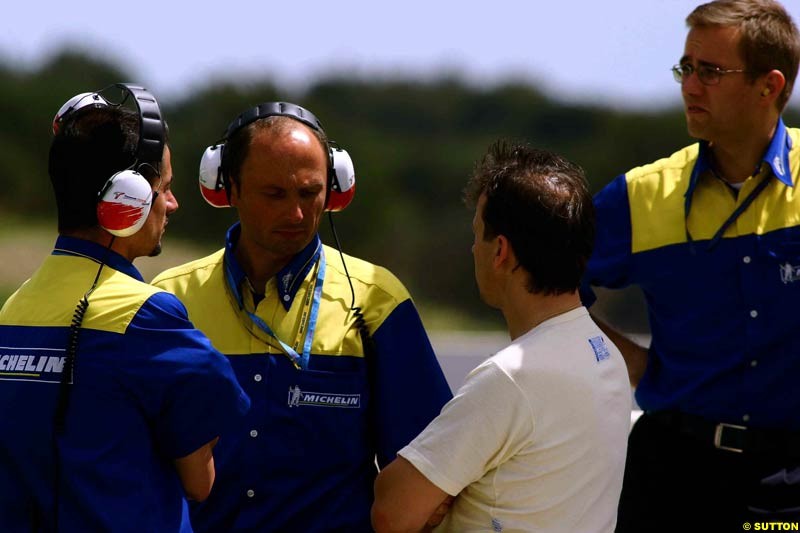 Testing at Paul Ricard, France. May 8th 2003.
