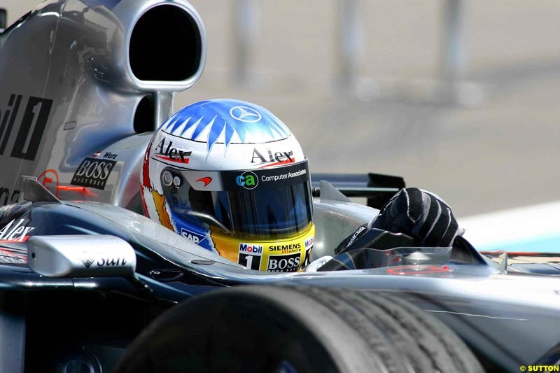 Testing at Paul Ricard, France. May 8th 2003.