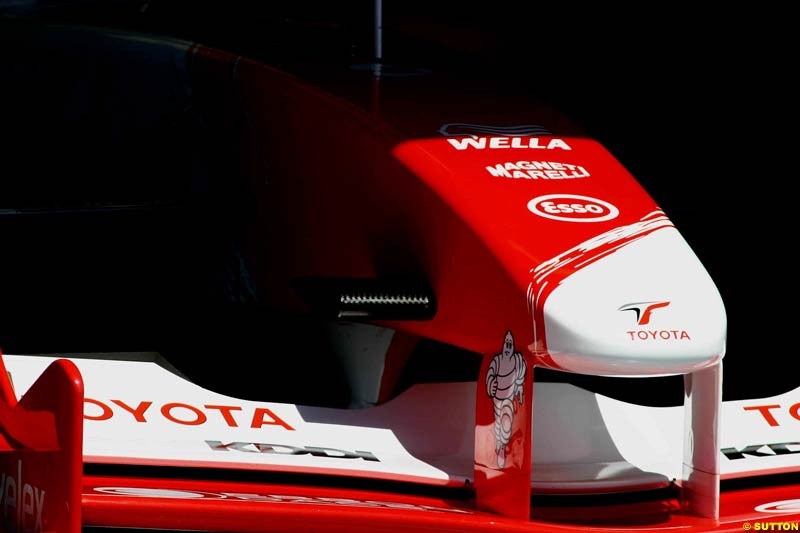 Testing at Paul Ricard, France. May 8th 2003.