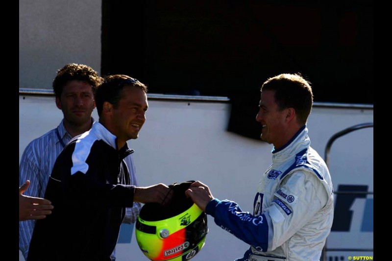 Testing at Paul Ricard, France. May 8th 2003.