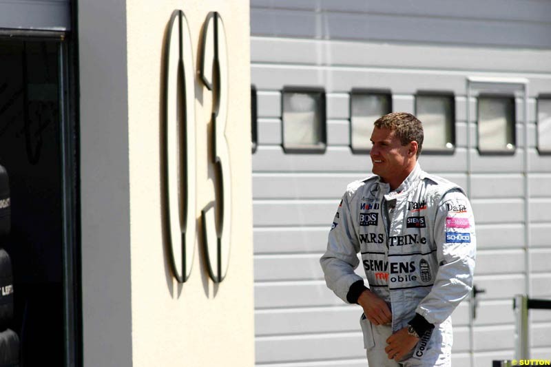 Testing at Paul Ricard, France. May 8th 2003.