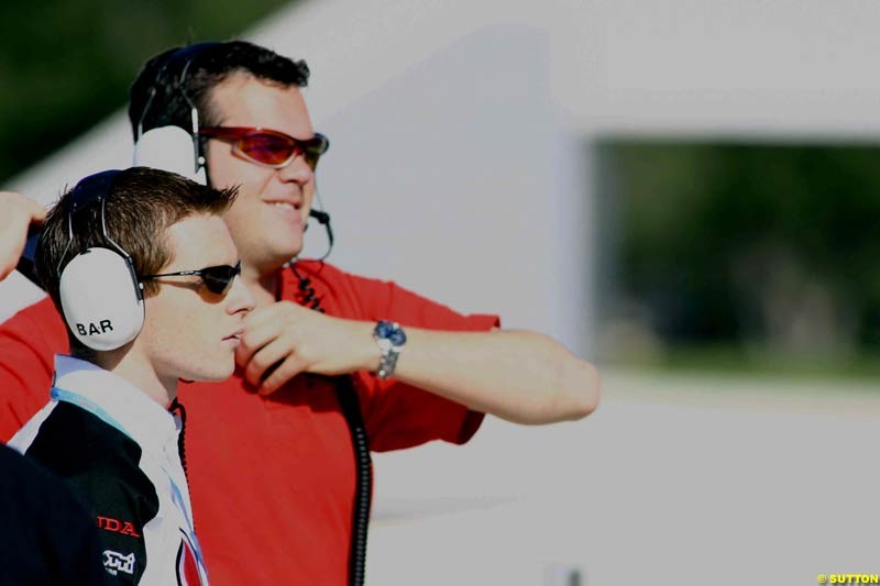 Testing at Paul Ricard, France. May 8th 2003.