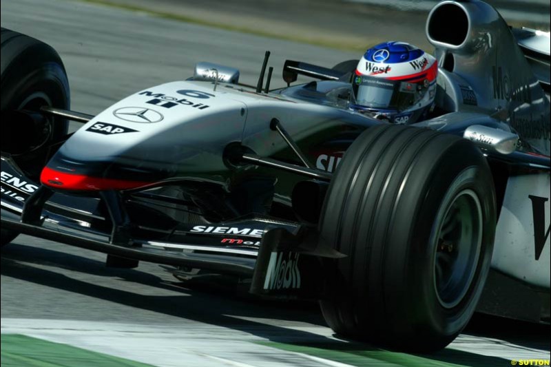 Kimi Raikkonen, McLaren. Austrian Grand Prix. A1-Ring, Spielberg, Austria. May 17th 2003.