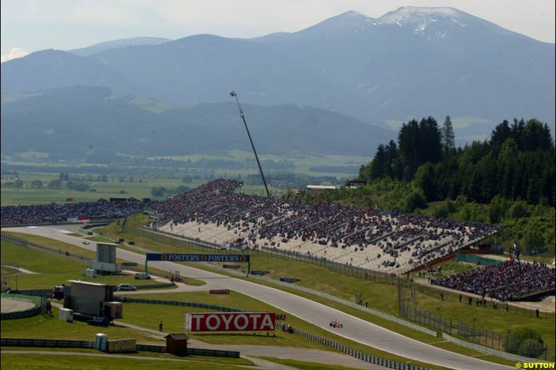 Austrian Grand Prix. A1-Ring, Spielberg, Austria. May 17th 2003.