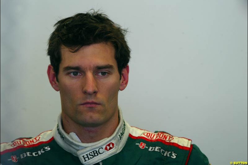 Mark Webber, Jaguar. Austrian Grand Prix. A1-Ring, Spielberg, Austria. May 17th 2003.