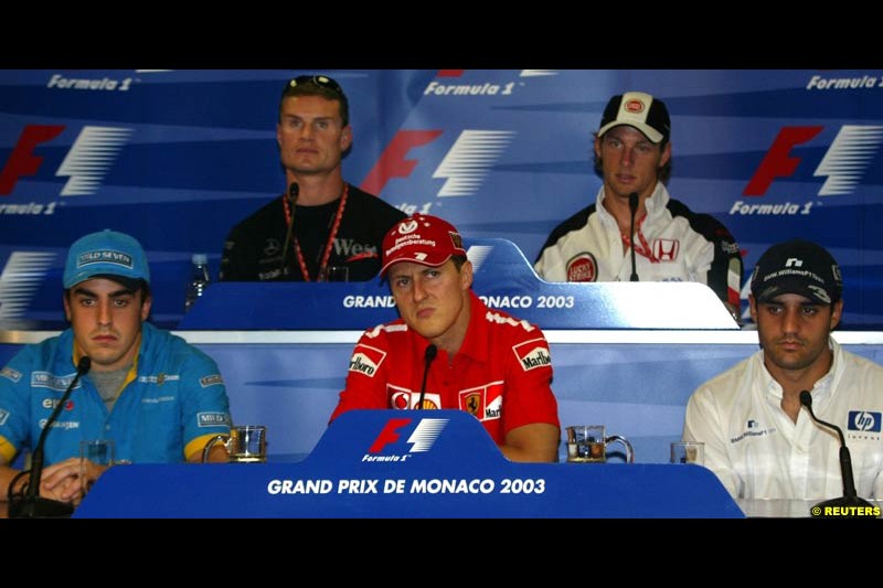 FIA's Wednesday press conference, Monaco Grand Prix, Monte Carlo. May 28th 2003.