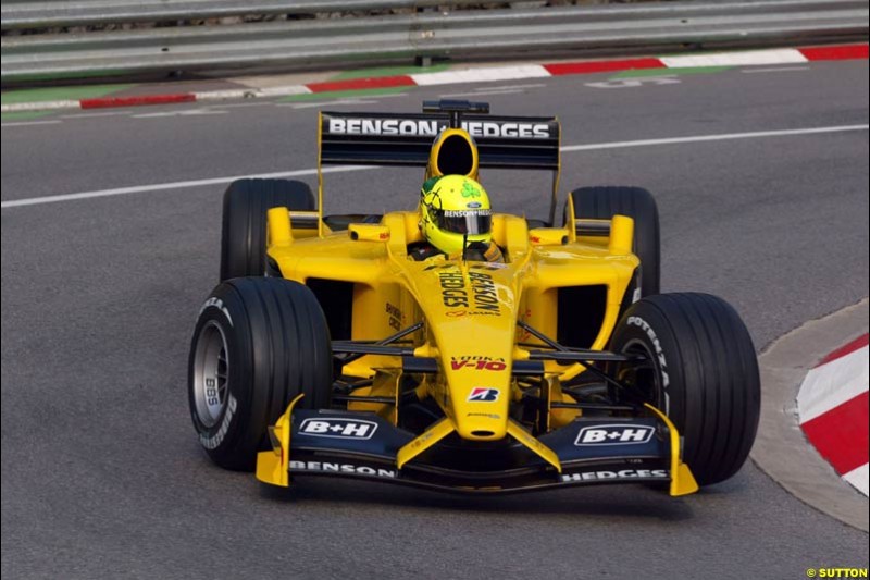Ralph Firman, Jordan. Thursday, Monaco Grand Prix. Monte Carlo, May 29th 2003.