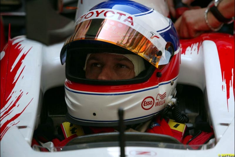 Olivier Panis, Toyota. Thursday, Monaco Grand Prix. Monte Carlo, May 29th 2003.