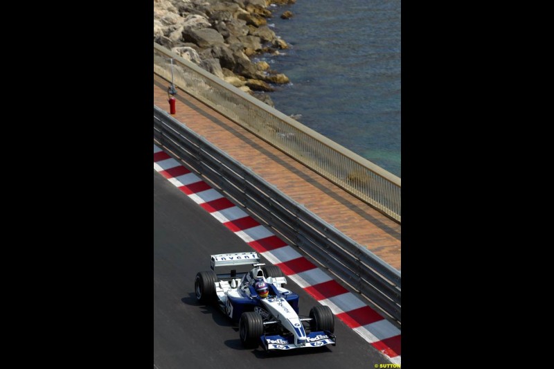 Thursday practice, Monaco Grand Prix. Monte Carlo, May 29th 2003.