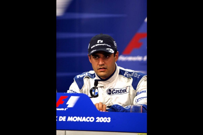 Juan Pablo Montoya. Monaco Grand Prix, Sunday, June 1st 2003.