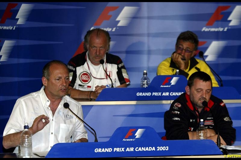Canadian Grand Prix, Montreal, Friday, June 13th 2003.