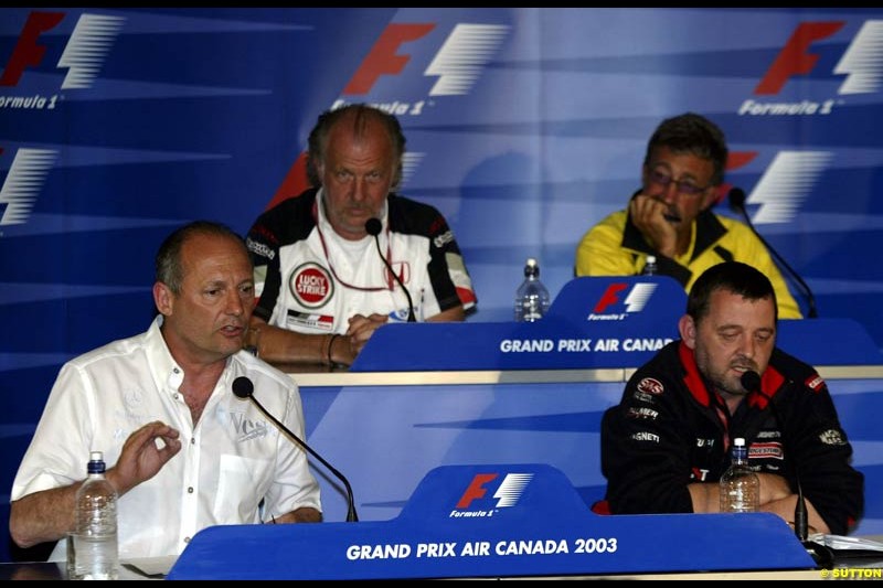 Canadian Grand Prix, Montreal, Friday, June 13th 2003.
