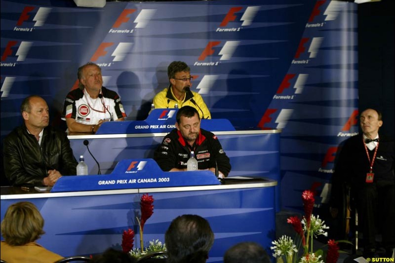 Canadian Grand Prix, Montreal, Friday, June 13th 2003.