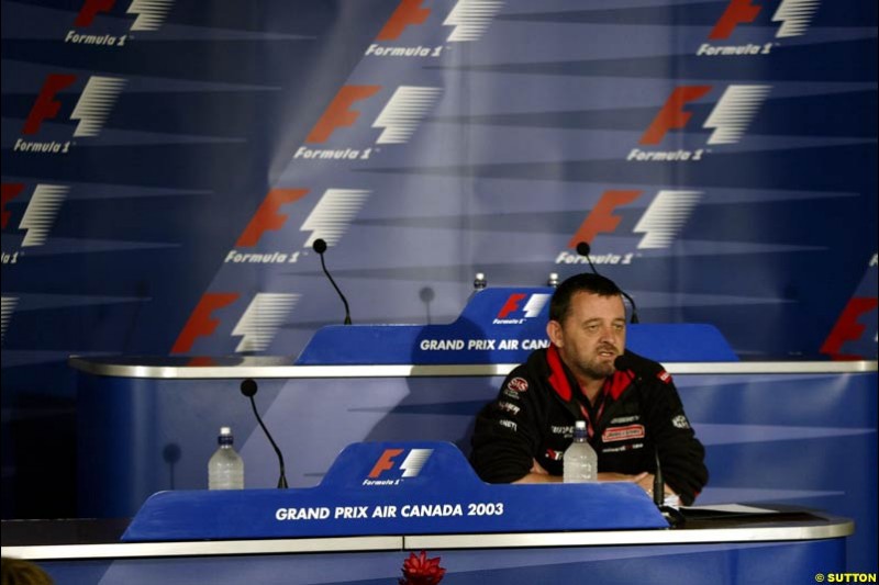 Canadian Grand Prix, Montreal, Friday, June 13th 2003.