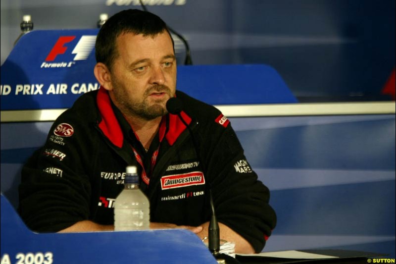 Canadian Grand Prix, Montreal, Friday, June 13th 2003.