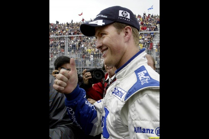 Ralf Schumacher, Williams. Canadian Grand Prix, Montreal, Saturday, June 14th 2003.