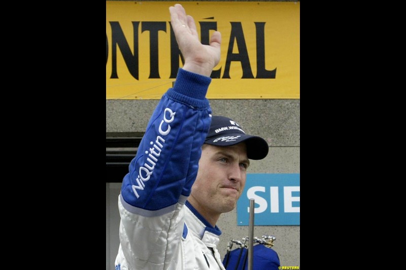 Ralf Schumacher, Williams. Canadian Grand Prix, Montreal, Saturday, June 14th 2003.
