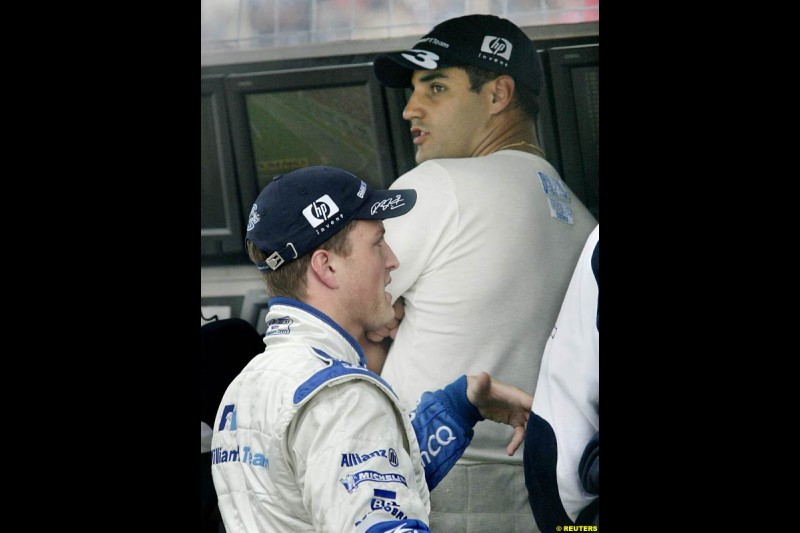 Ralf Schumacher, Williams. Canadian Grand Prix, Montreal, Saturday, June 14th 2003.
