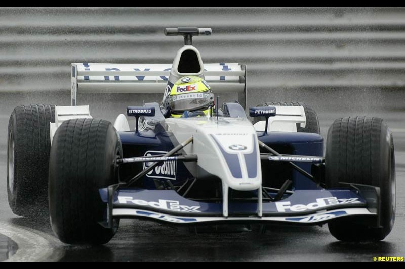 Ralf Schumacher, Williams. Canadian Grand Prix, Montreal, Saturday, June 14th 2003.
