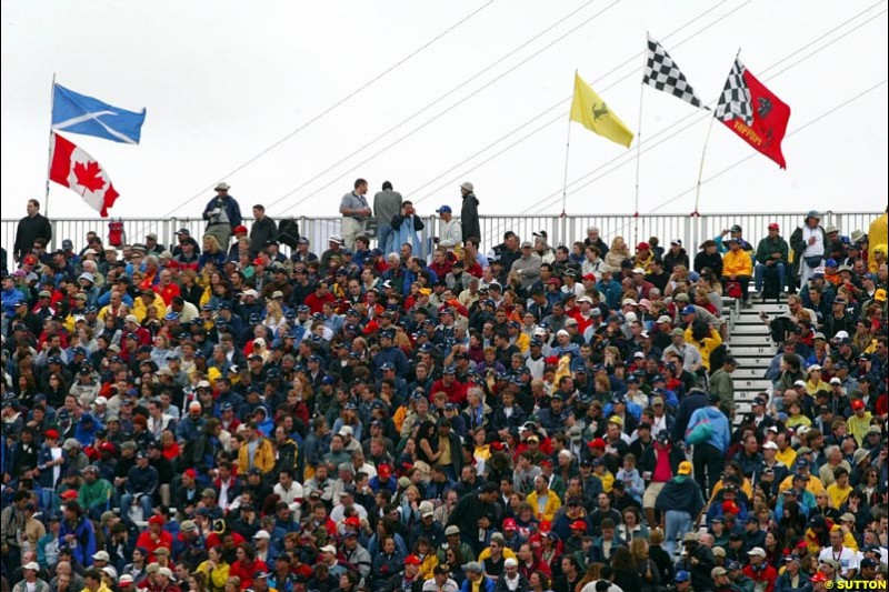 The Fans. Canadian Grand Prix, Montreal, Saturday, June 14th 2003.