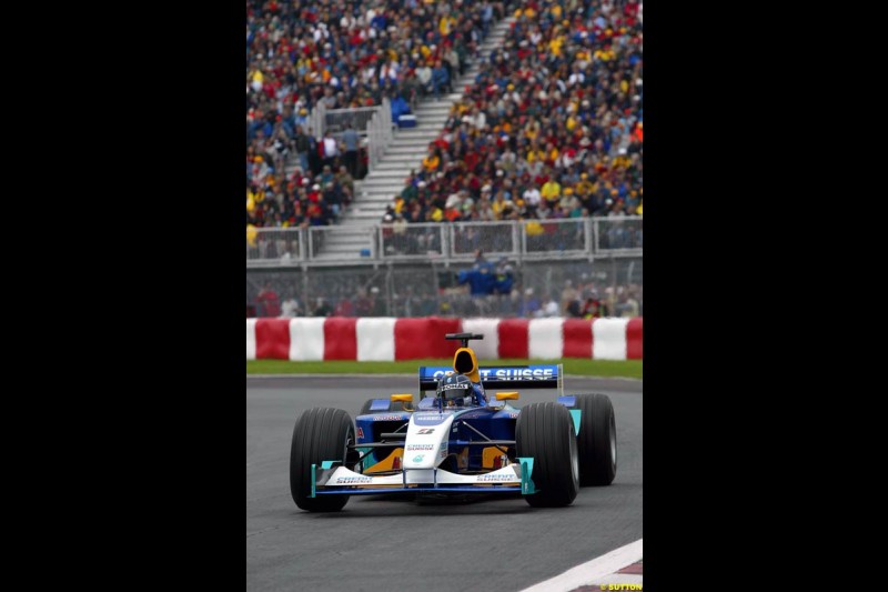 Heinz Harald Frentzen, Sauber. Canadian Grand Prix, Montreal, Saturday, June 14th 2003.