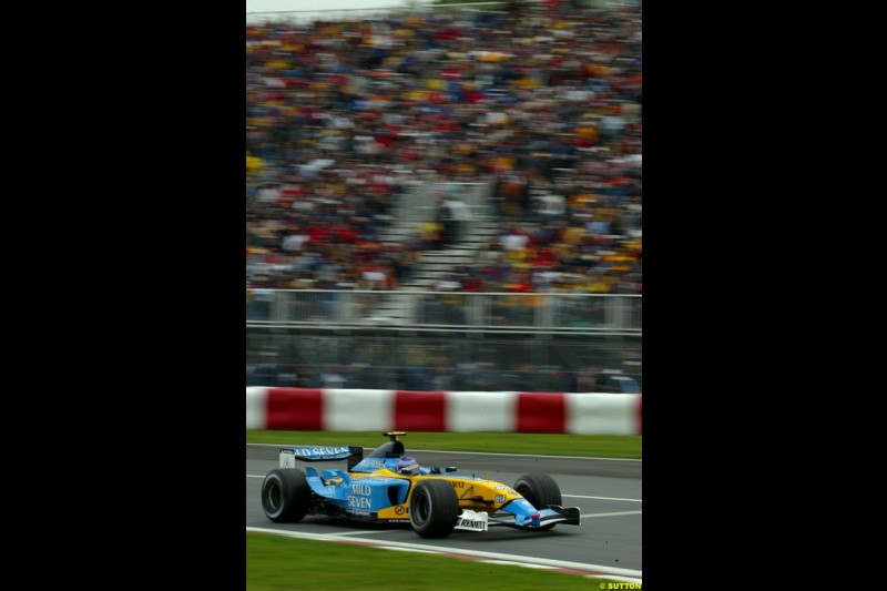 Canadian Grand Prix, Montreal, Saturday, June 14th 2003.