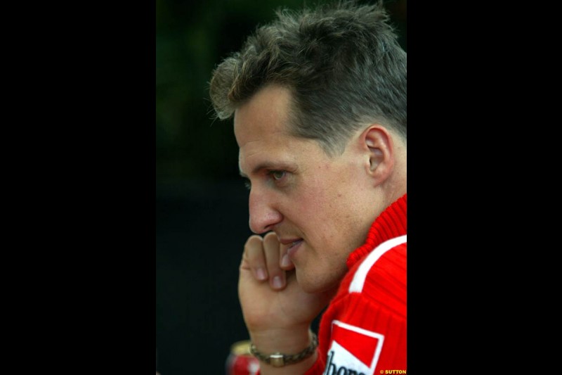 Michael Schumacher, Ferrari. Canadian Grand Prix, Montreal, Saturday, June 14th 2003.