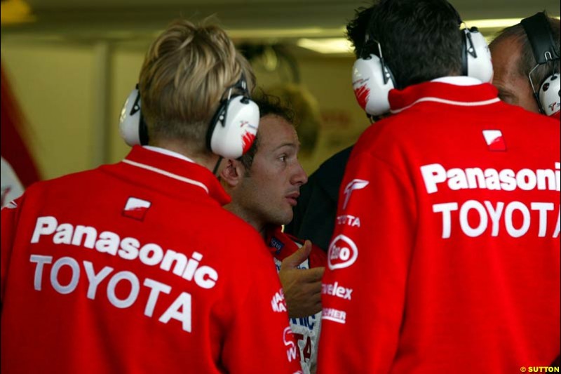 Toyota, during Saturday Free Practice. Canadian Grand Prix, Montreal, Saturday, June 14th 2003.