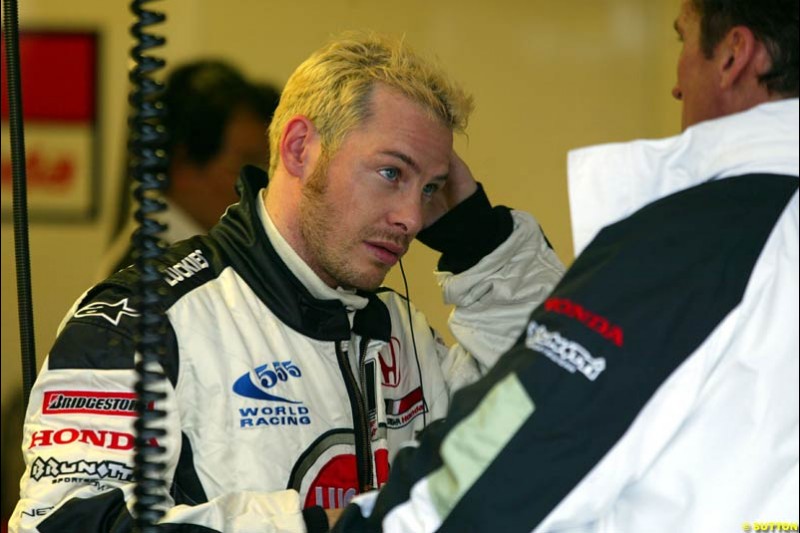 Jacques Villeneuve, BAR, during Saturday Free Practice. Canadian Grand Prix, Montreal, Saturday, June 14th 2003.