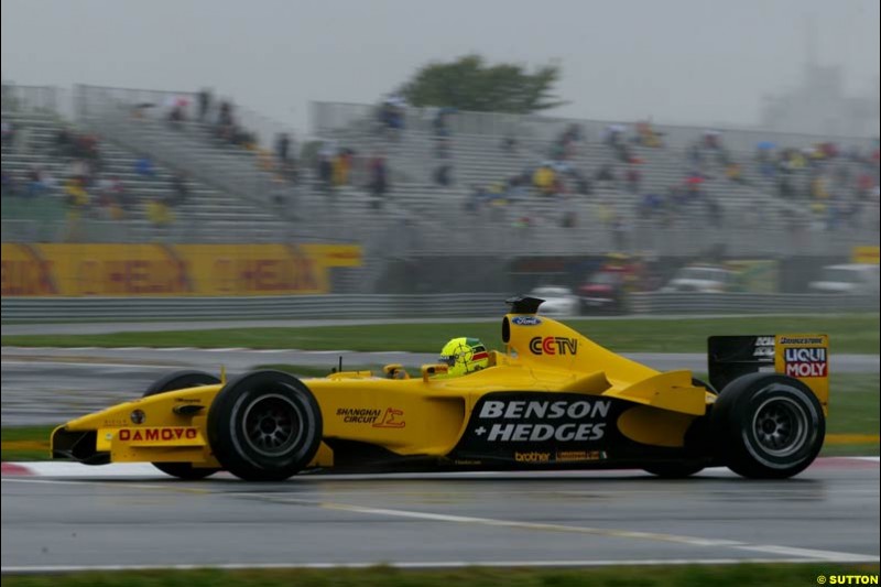 Ralph Firman Jnr, Jordan, during Saturday Free Practice. Canadian Grand Prix, Montreal, Saturday, June 14th 2003.