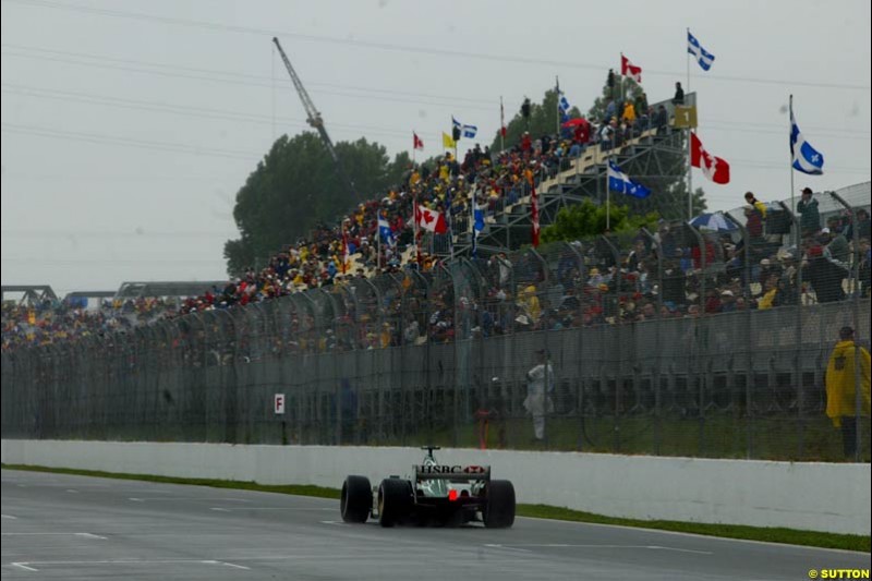 Saturday Free Practice. Canadian Grand Prix, Montreal, Saturday, June 14th 2003.