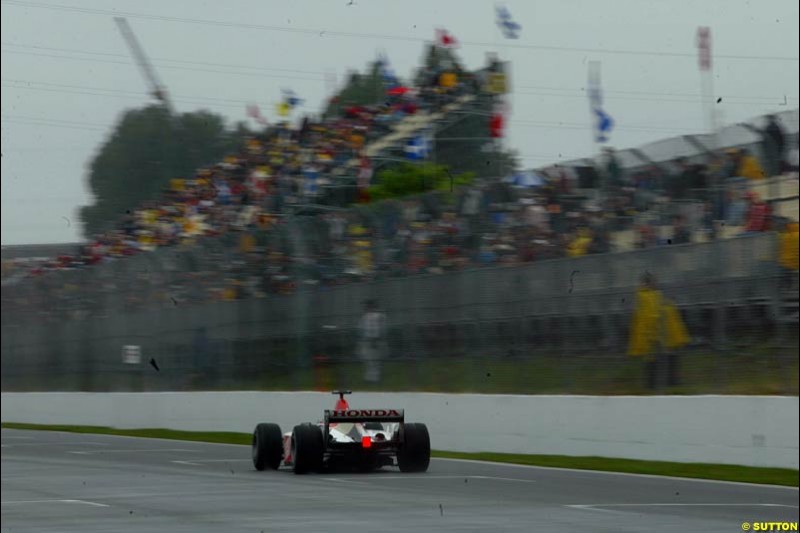 Saturday Free Practice. Canadian Grand Prix, Montreal, Saturday, June 14th 2003.