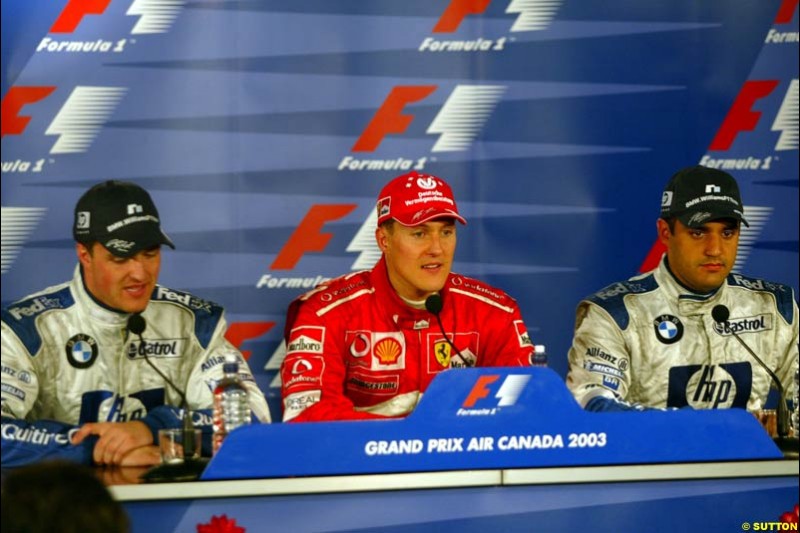 Canadian Grand Prix, Montreal, Sunday, June 15th 2003.