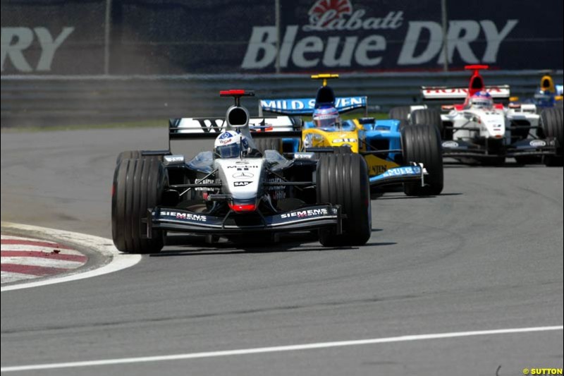 David Coulthard, McLaren. Canadian Grand Prix, Montreal, Sunday, June 15th 2003.