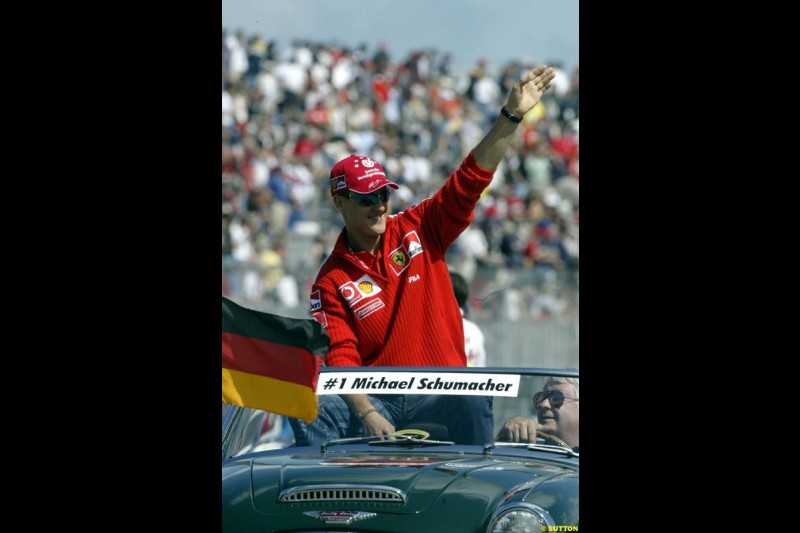 The Drivers Parade. Canadian Grand Prix, Montreal, Sunday, June 15th 2003.