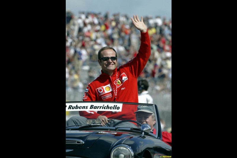 The Drivers Parade. Canadian Grand Prix, Montreal, Sunday, June 15th 2003.